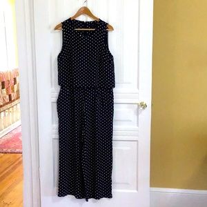J Crew Polka Dot jumpsuit size 10